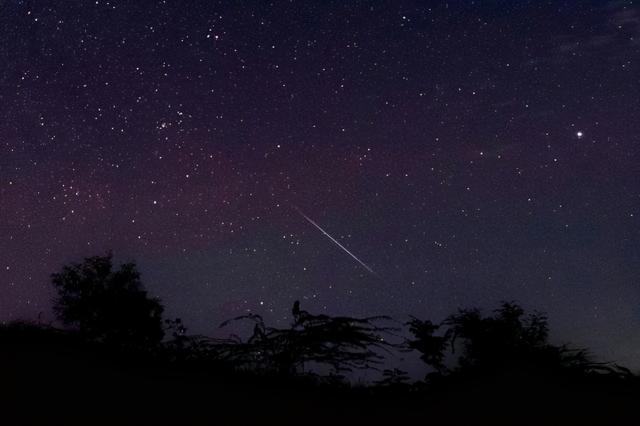 流星雨|来自太空，象限仪座流星雨的惊艳图像
