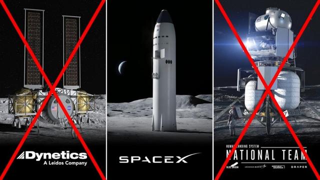 太空探索技术公司|好消息！SpaceX赢得了合同，可以建立月球着陆器了