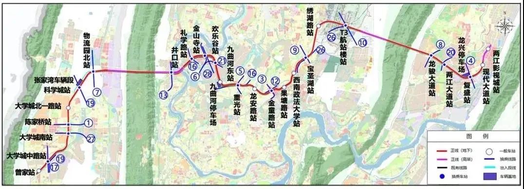 成都地铁15号线规划图图片