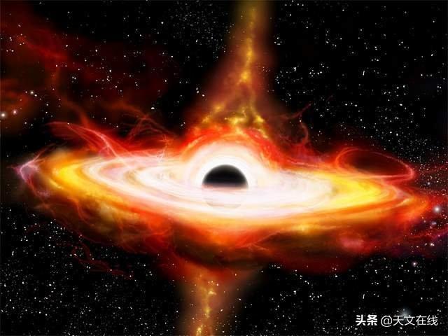 天文|活跃星系核心，强射电类星体，壮观的物质喷吐