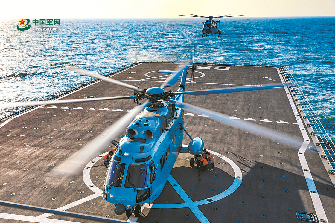 猛虎添翼立体突击海军陆战队某旅组织空地协同演练掠影