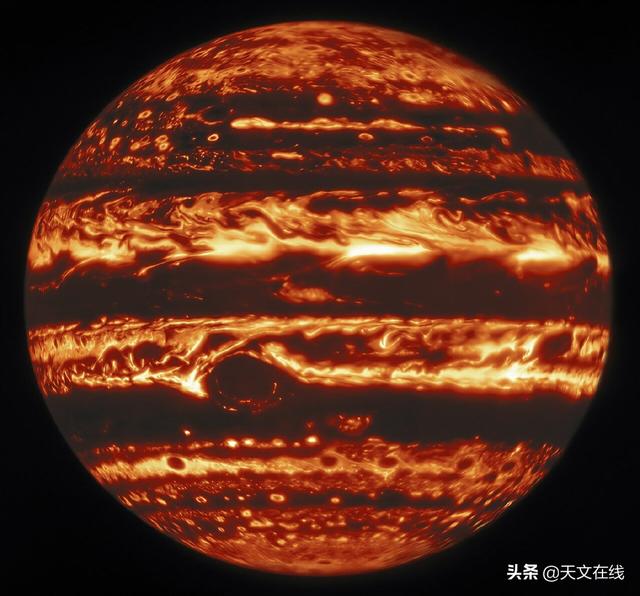 木星|哈勃看到了！一整块平流层正在环绕着那颗“既烫又有水的木星”