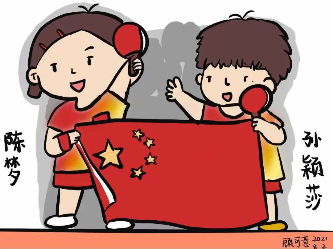 小朋友回顾奥运精彩瞬间这样好看的手绘再来一打