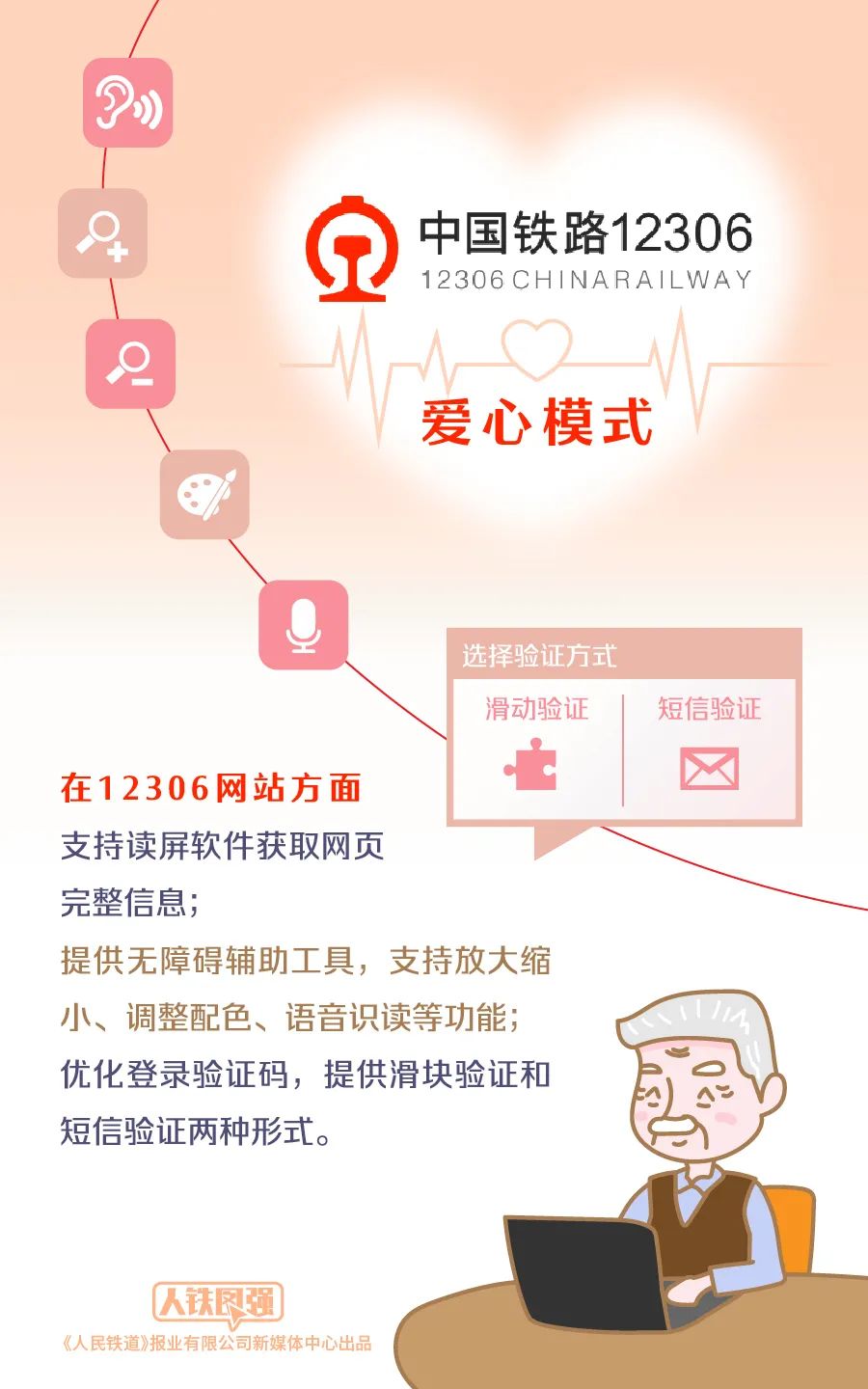 无障碍|官宣！12306推出新功能