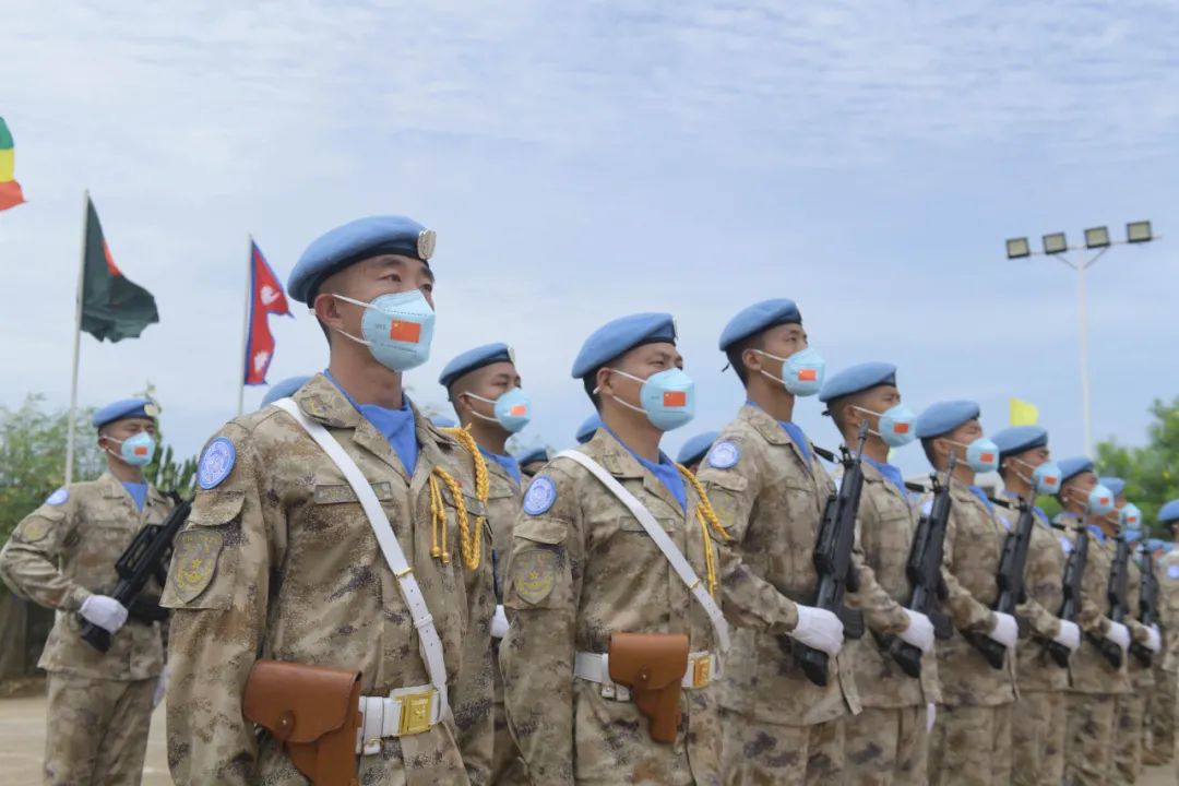 和平荣誉勋章中国第七批赴南苏丹朱巴维和步兵营官兵获表彰