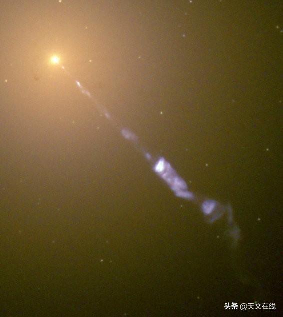 天文|宇宙的恐怖秀场：碰撞星系中的喷射流?，很是壮观