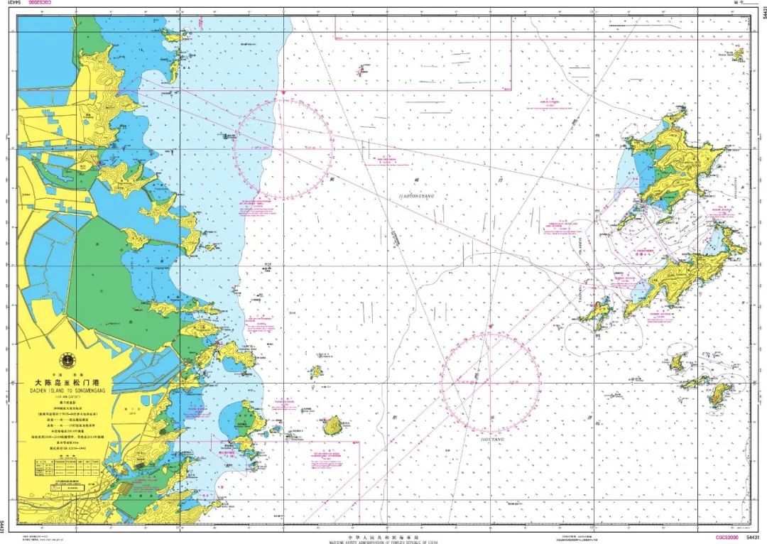 海圖發佈10月11日海圖出版預告海圖改正通告2021年41期