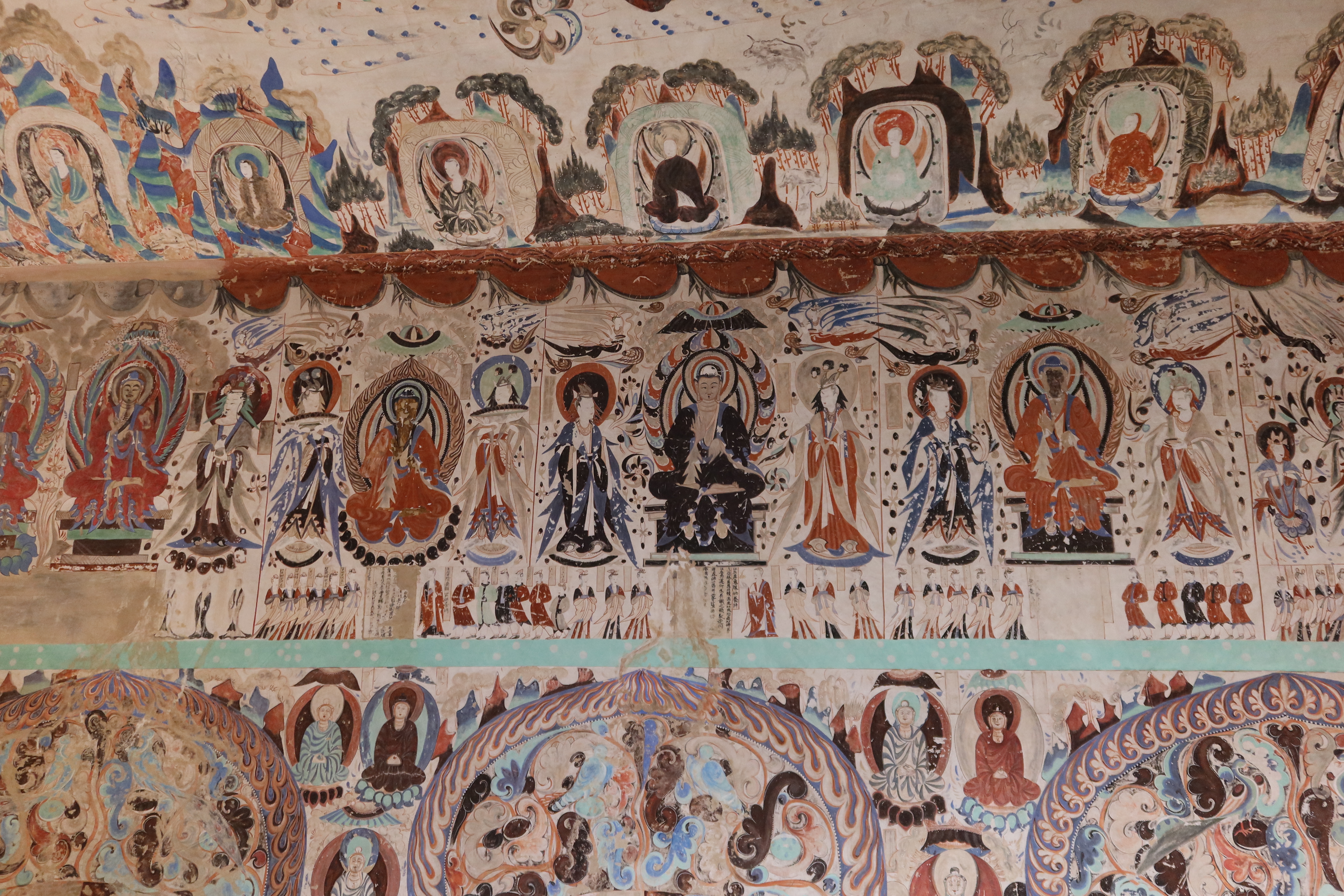 看见文物唐代莫高窟中石窟艺术的集大成之作220窟