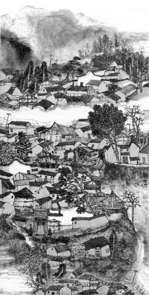 时光留痕（中国画）