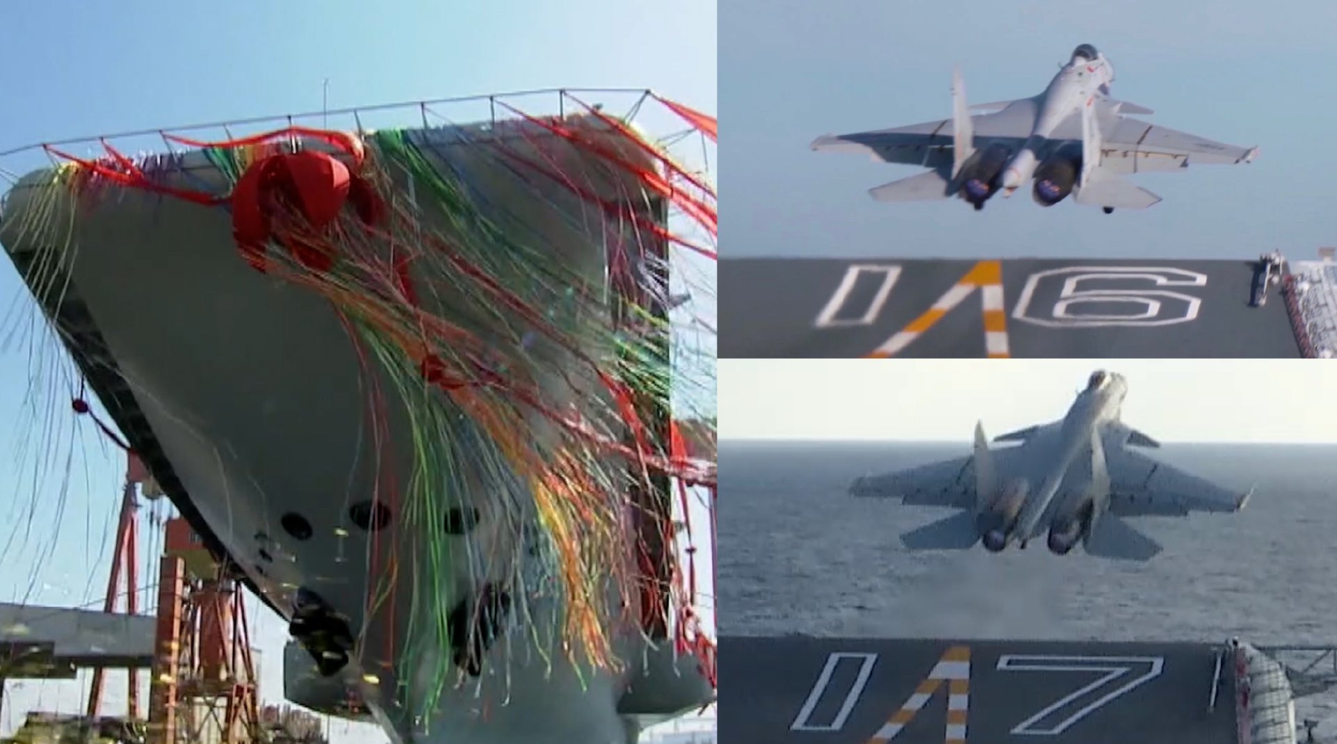 点赞我国首艘国产航母山东舰下水5周年