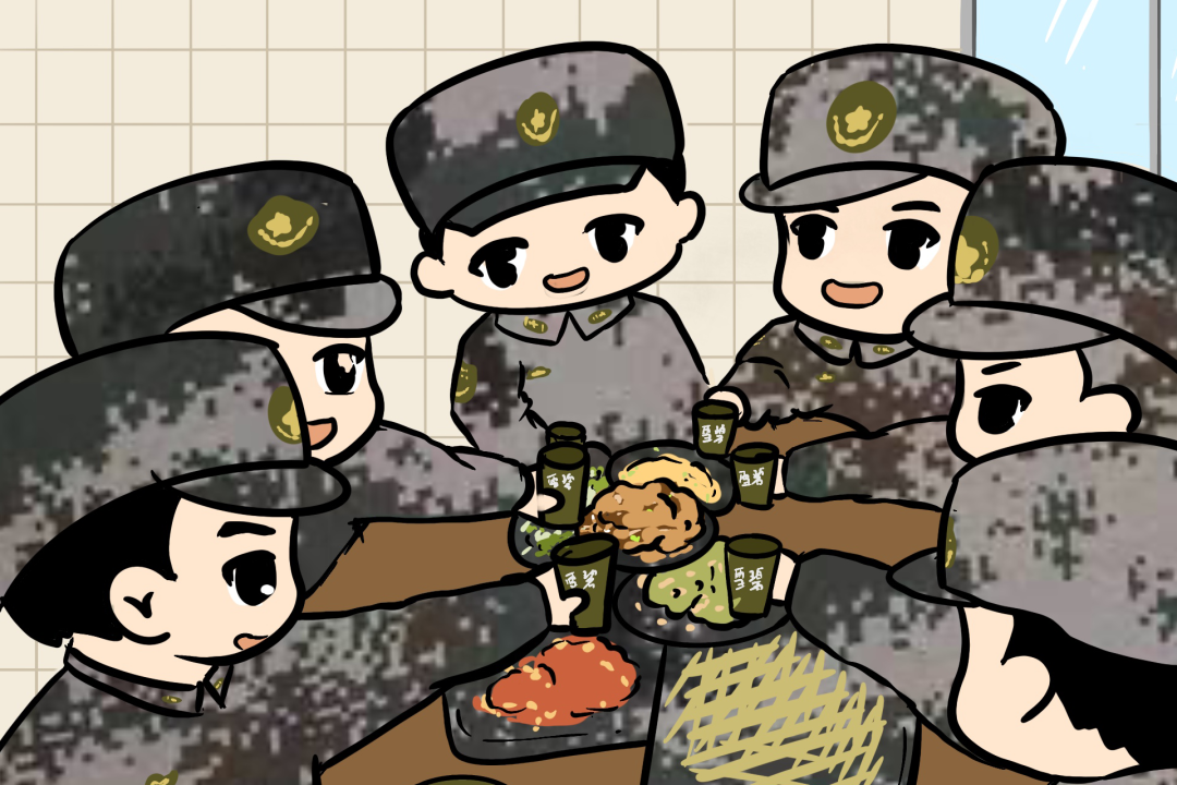 萌漫丨瞧瞧军人的别样五一