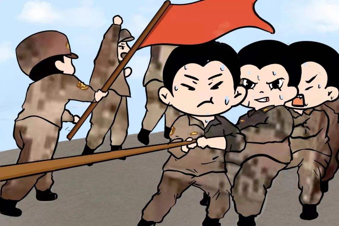 上人员使出"洪荒之力"场下人员摇旗呐喊别提有多带劲了体能训练强身体