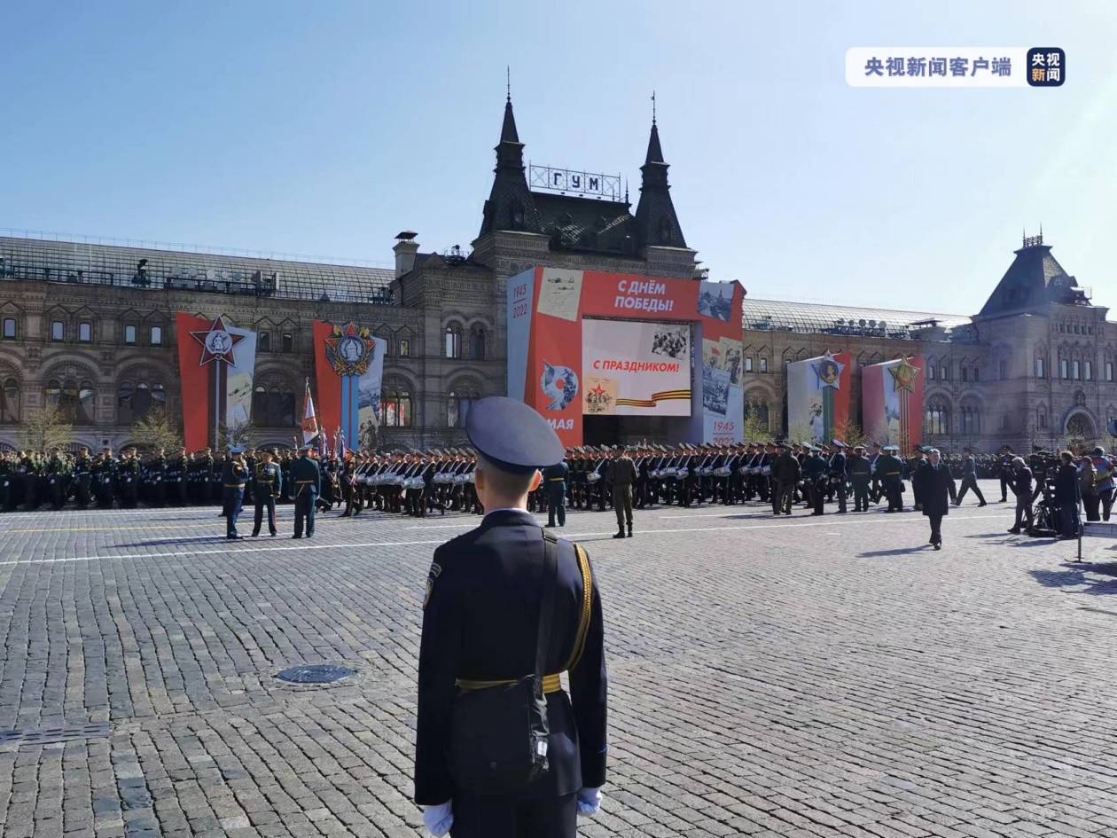 俄罗斯举行纪念卫国战争胜利77周年红场阅兵总彩排