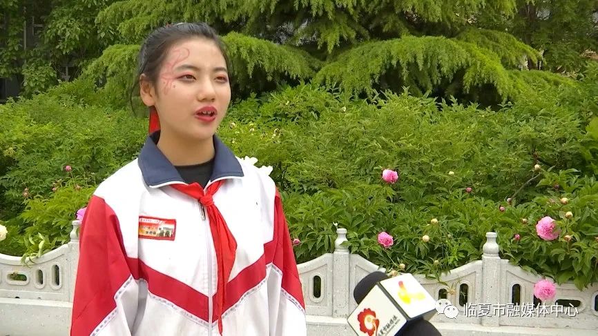 喜迎二十大永远跟党走奋进新征程临夏市第一中学举行首届校园牡丹文化