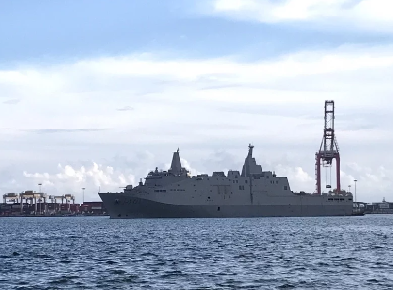 台军方“玉山舰”首次出海测试