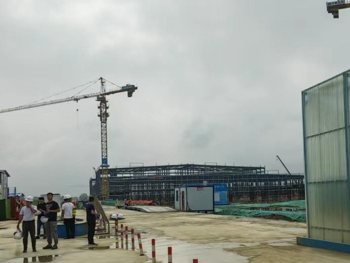 欣旺达施工现场