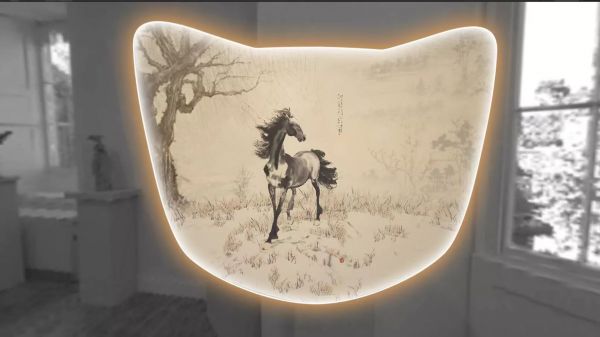 插图1-《宋人匹马·徐悲鸿》数字文创_商汤0829