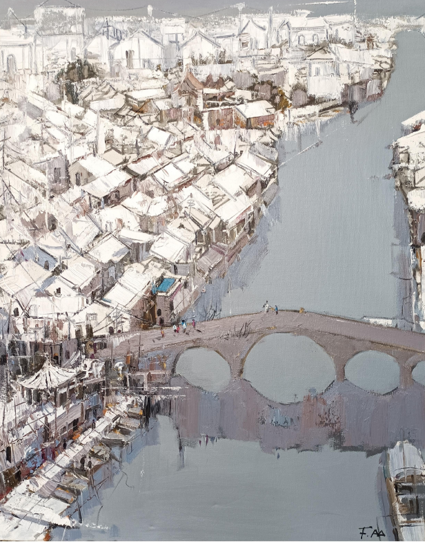 冬雪江南 冯正安 2022 布面油画 100x80cm.png