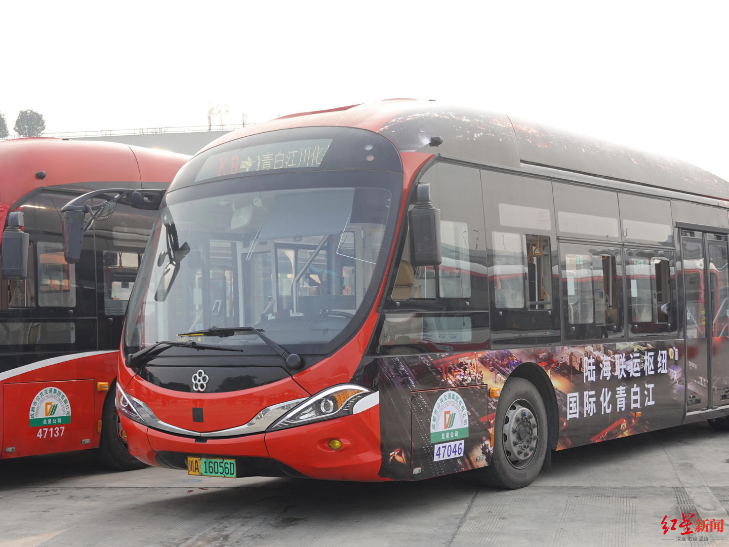 快速公交k8线试乘报告来啦30分钟青白江开拢地铁马超西路站