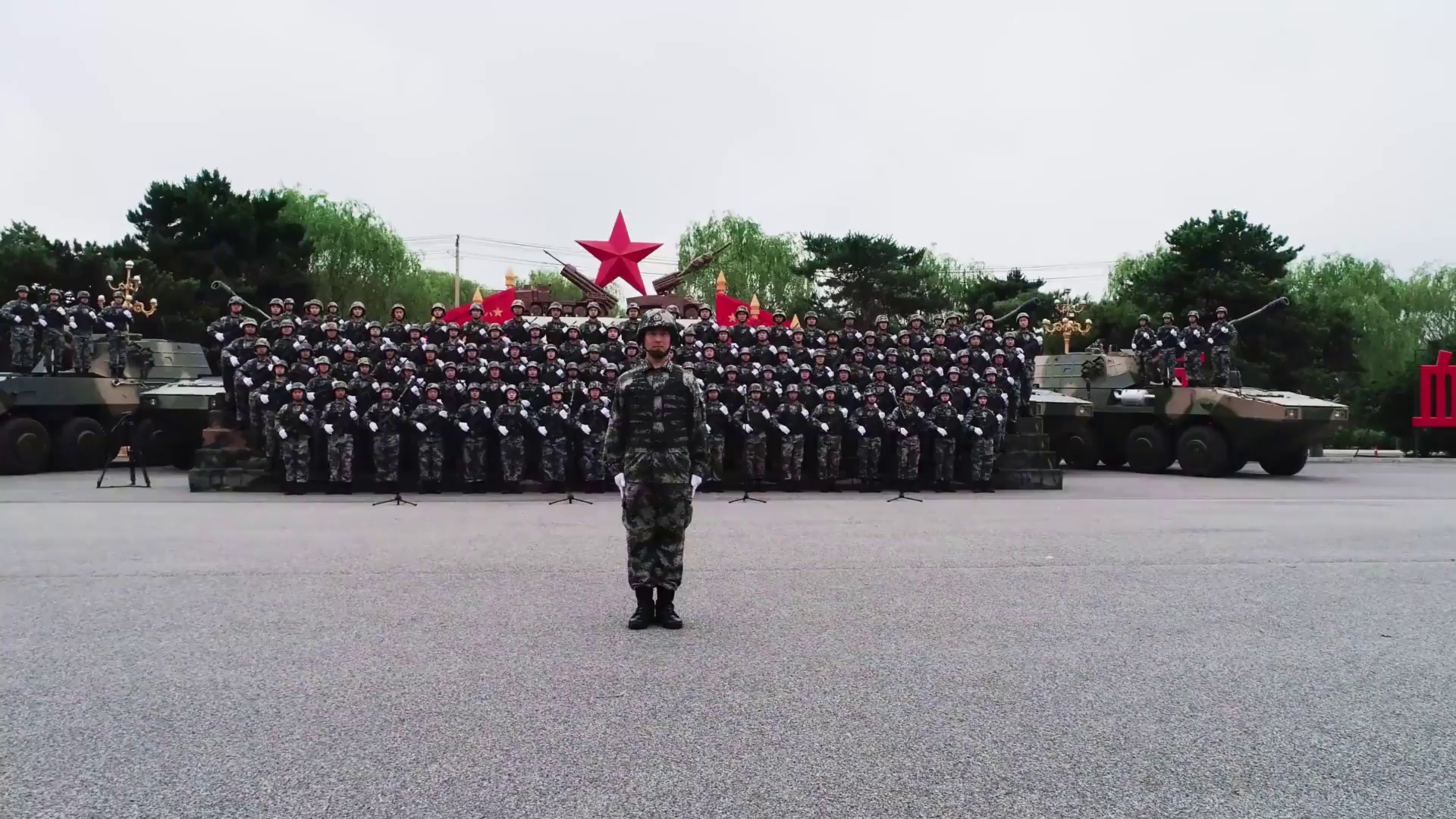 陆军炮兵防空兵学院士官学校战歌飞扬献给党