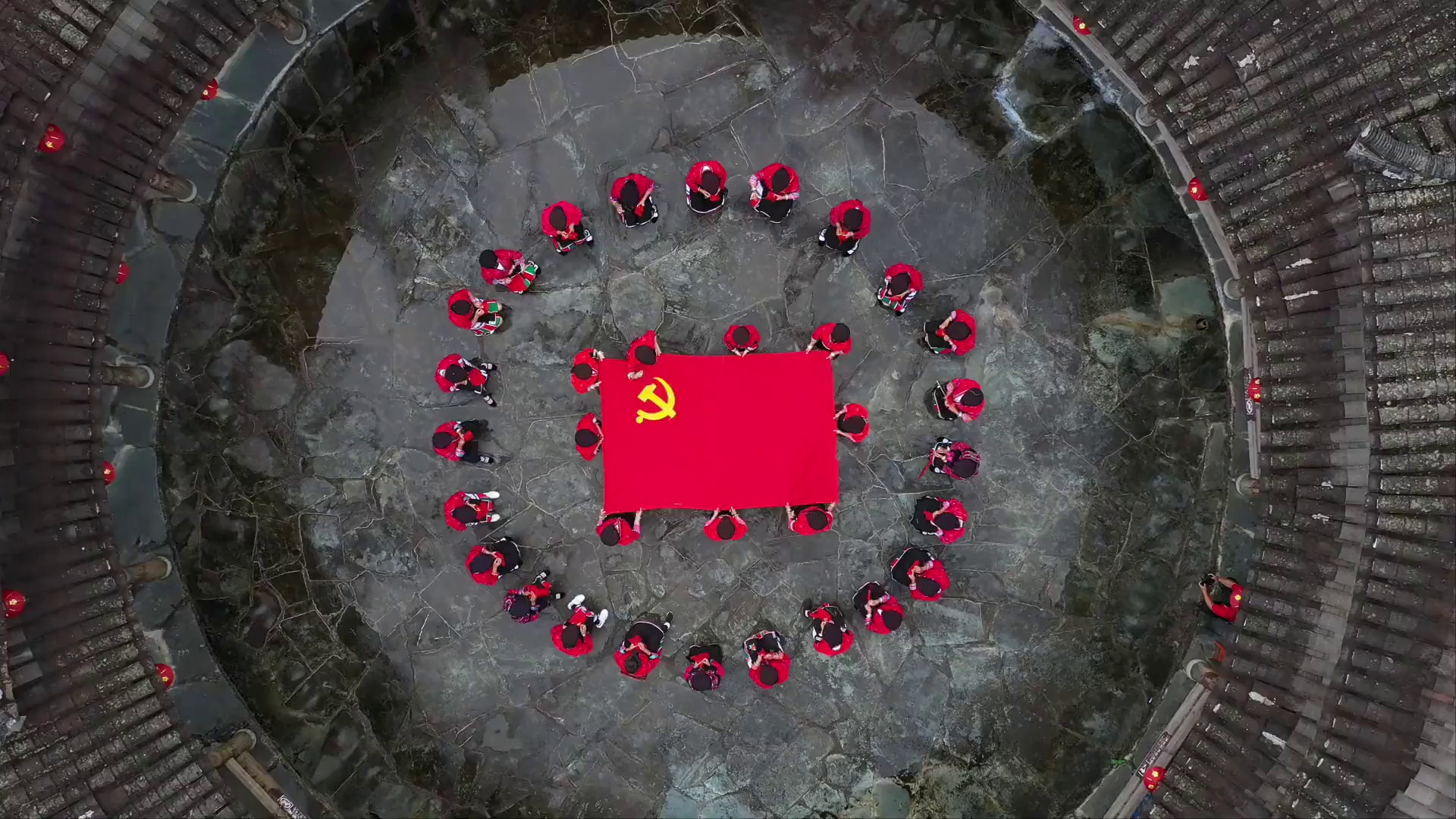 海报多图广西各族人民心向党