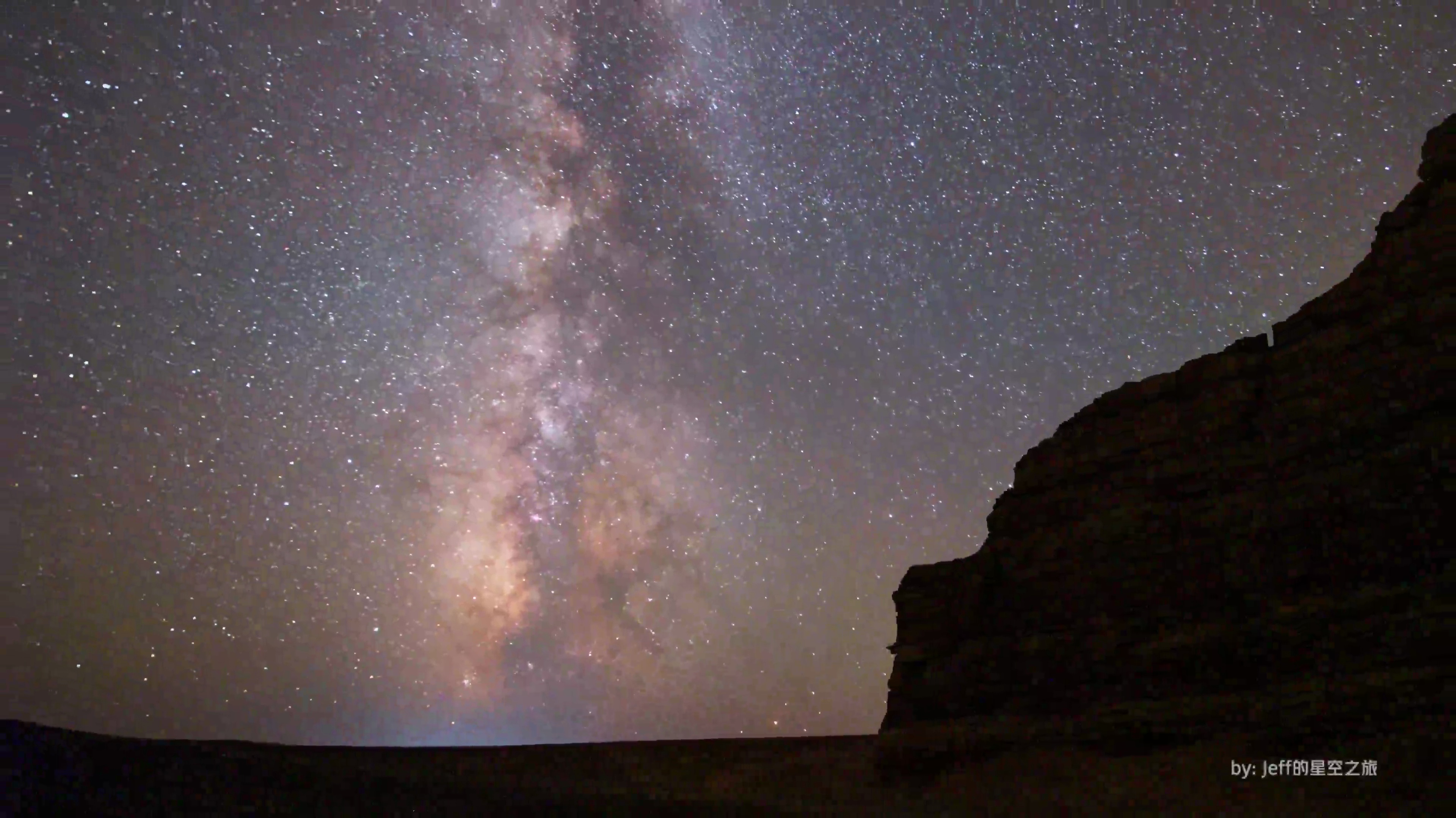 震撼新疆大海道无人区的壮美星空