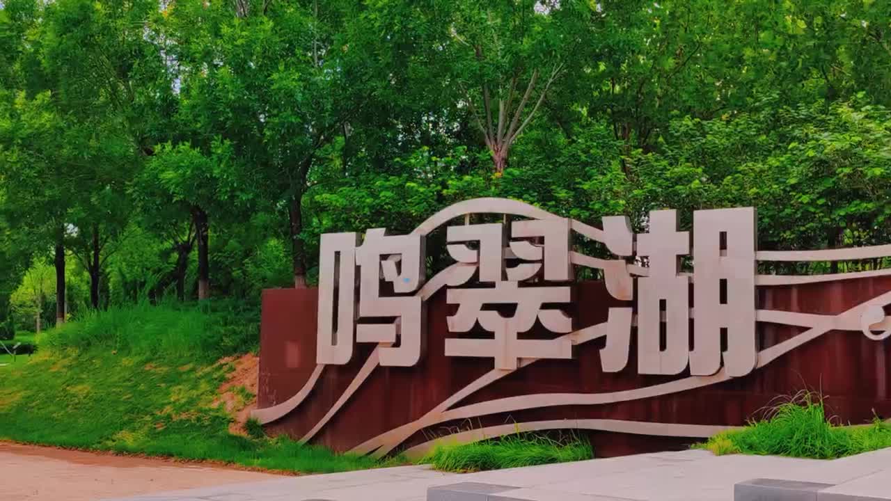 夏日河口漫游鸣翠湖公园探寻仲夏气息