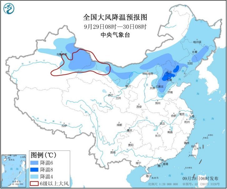 中国气象局|秋雨过境寒意盛 京津冀迎入秋以来气温新低