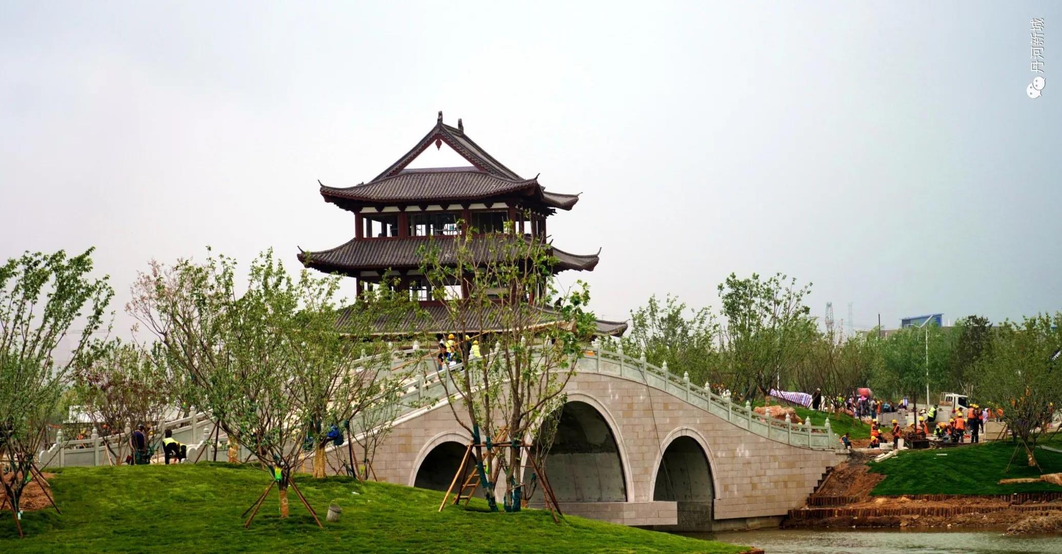 也是丹河新城四条绿廊的聚焦之地,景观提升后的凤栖湖究竟有多美?