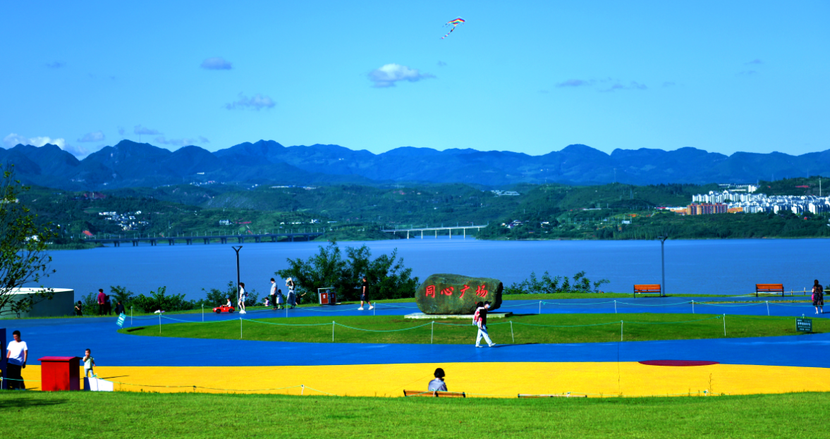同心广场闹市中的一片宁静散心好去处