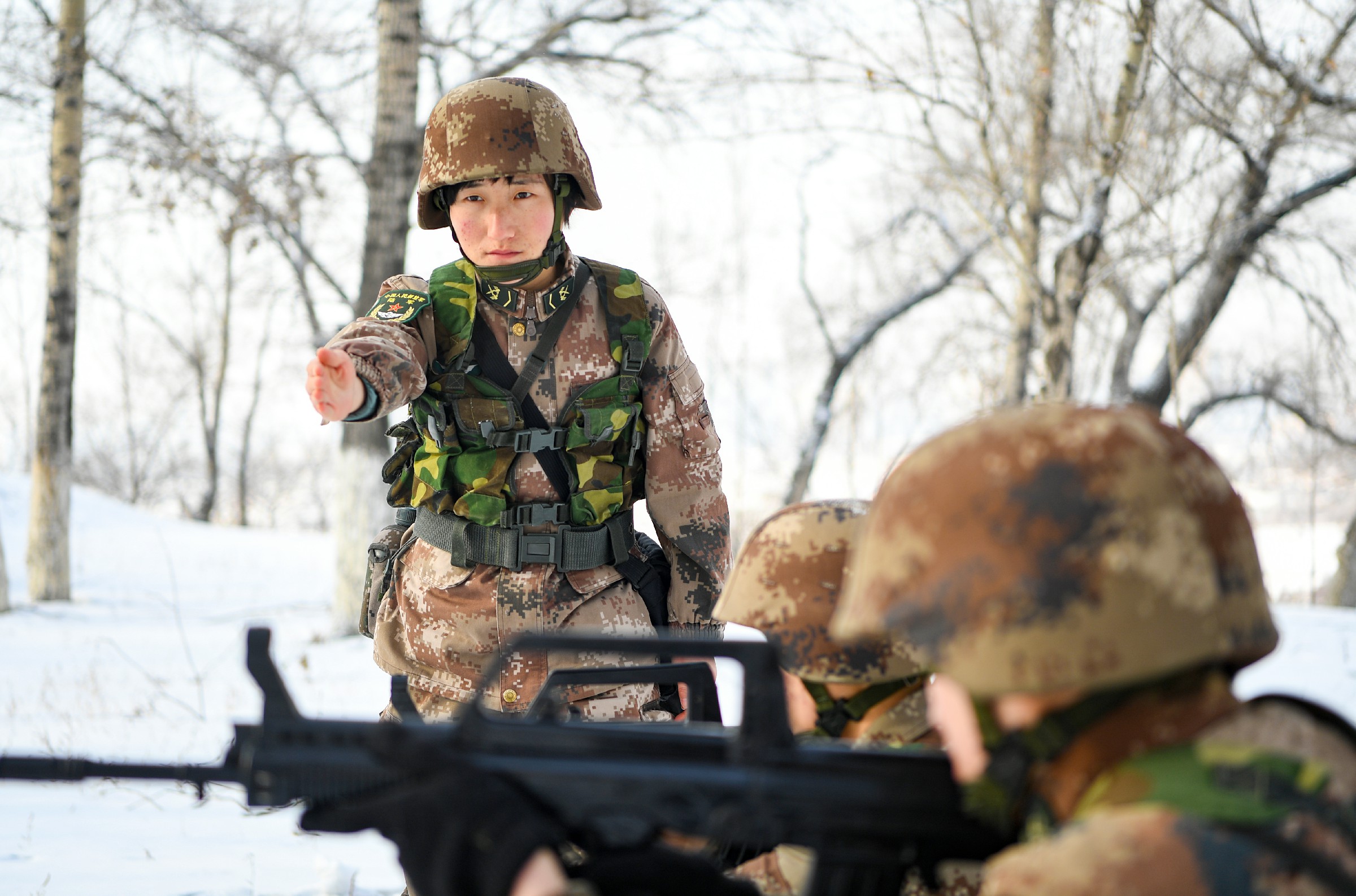 孙武练女兵图片