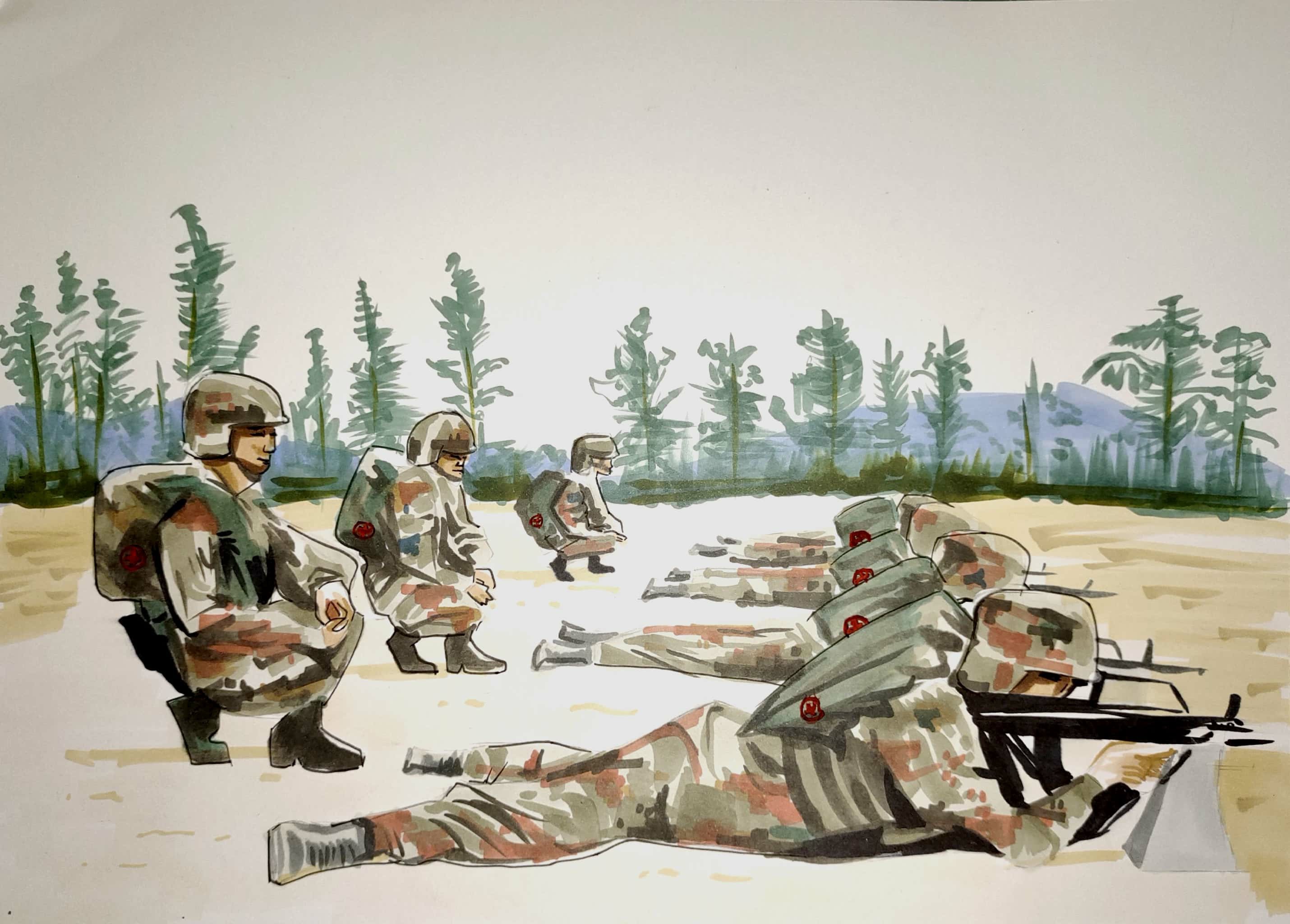 射 击基础体能,是部队各项训练的基础,基础不牢,地动山摇.