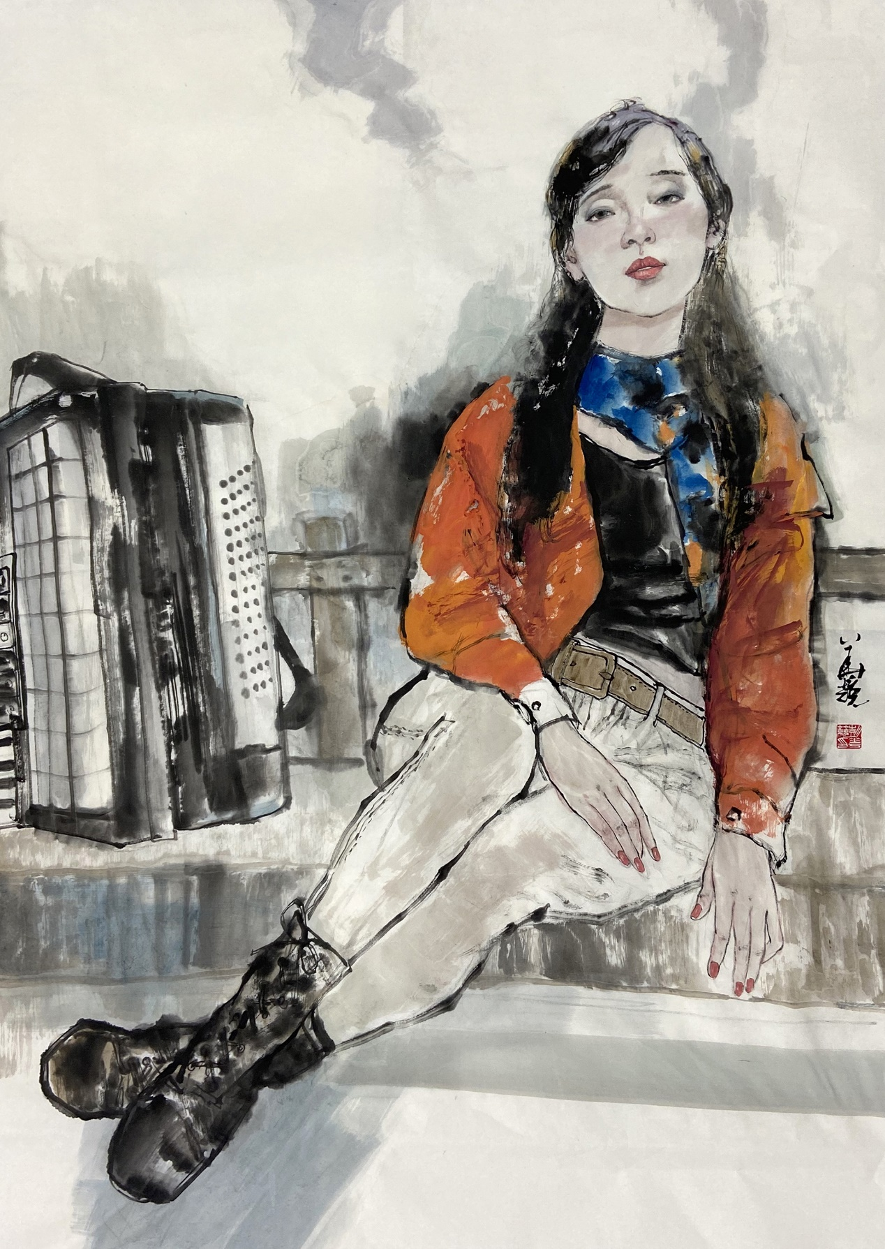 意境深远气韵生动著名画家彭华竞作品鉴赏