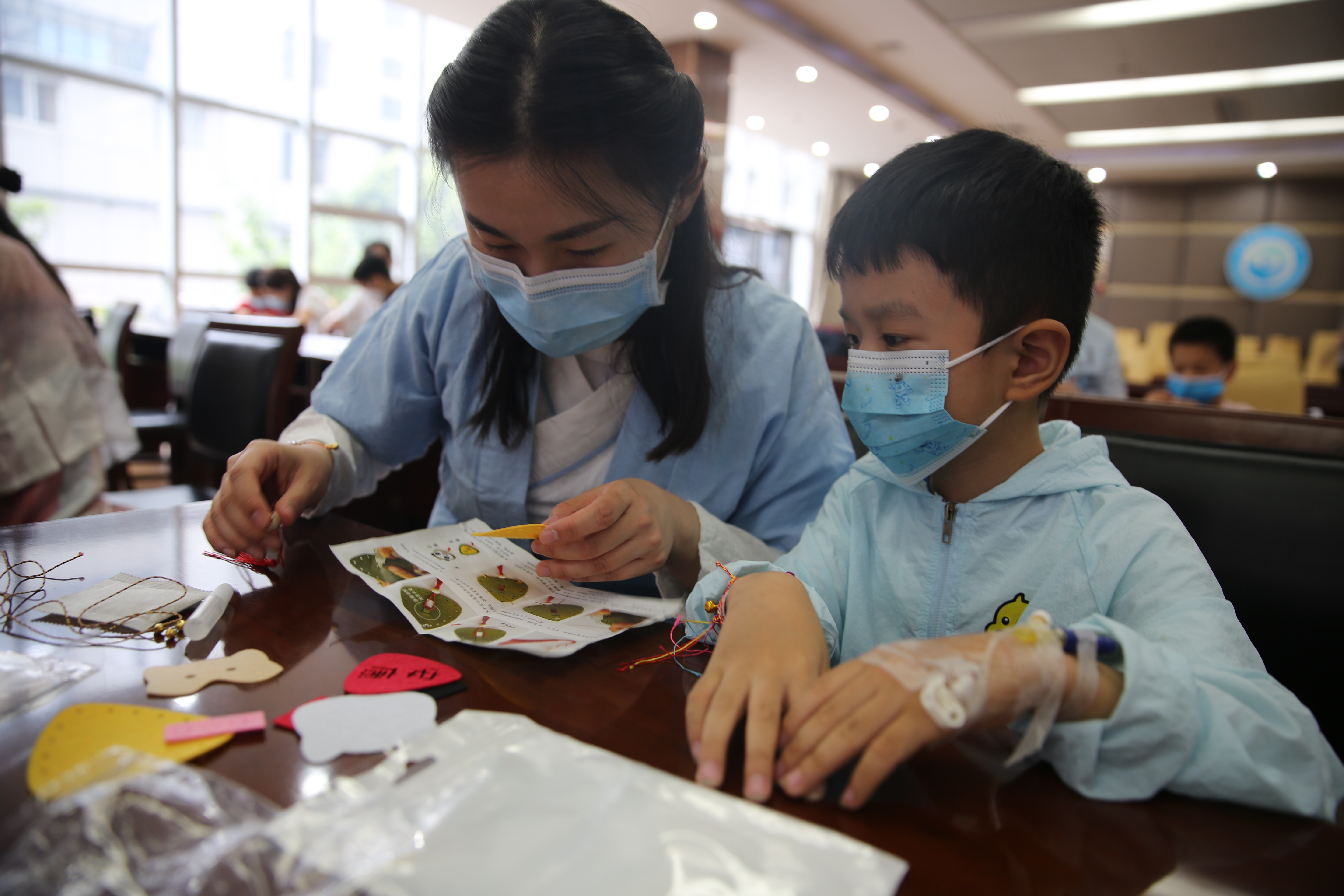 快樂六一愛心手工粽動員醫院小患者特別的六一兒童節端午節