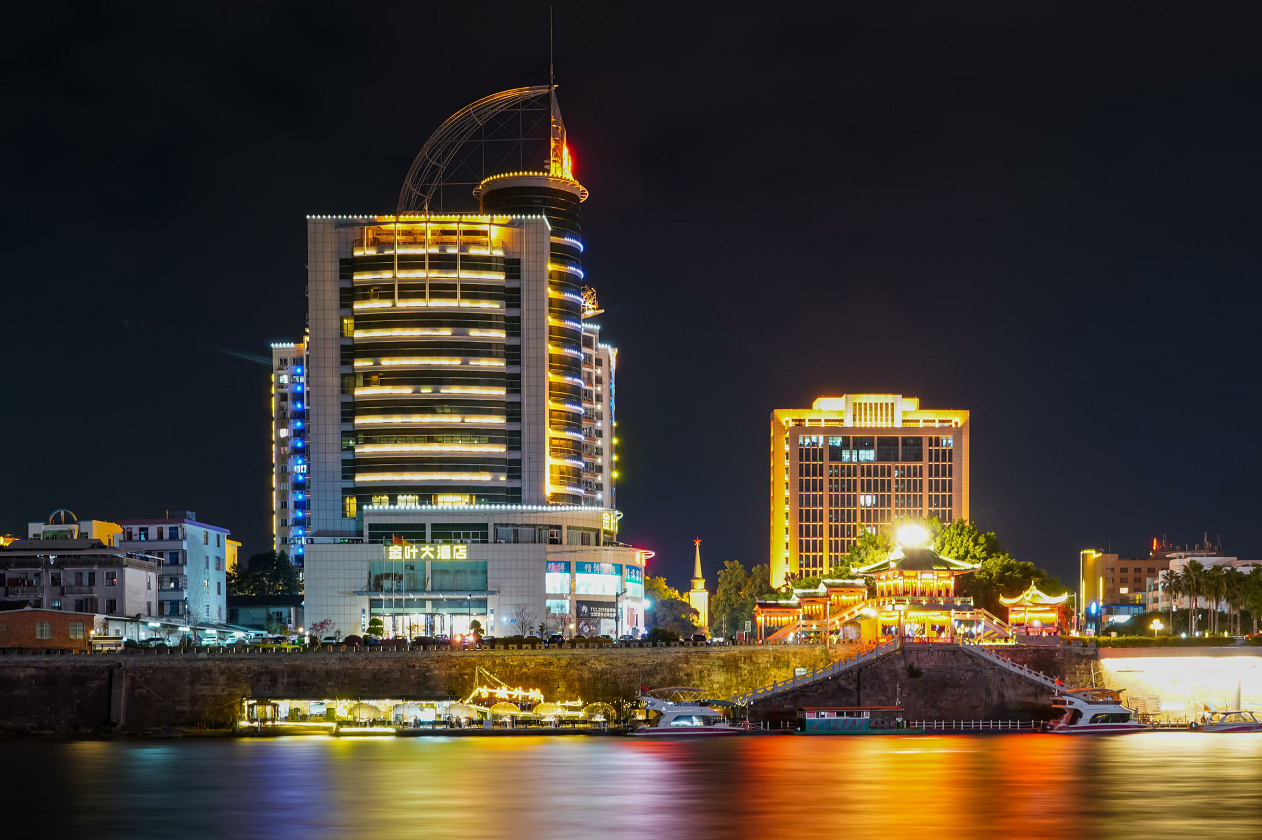 夜色撩人最美杭川上杭汀江夜景竟是这般美丽