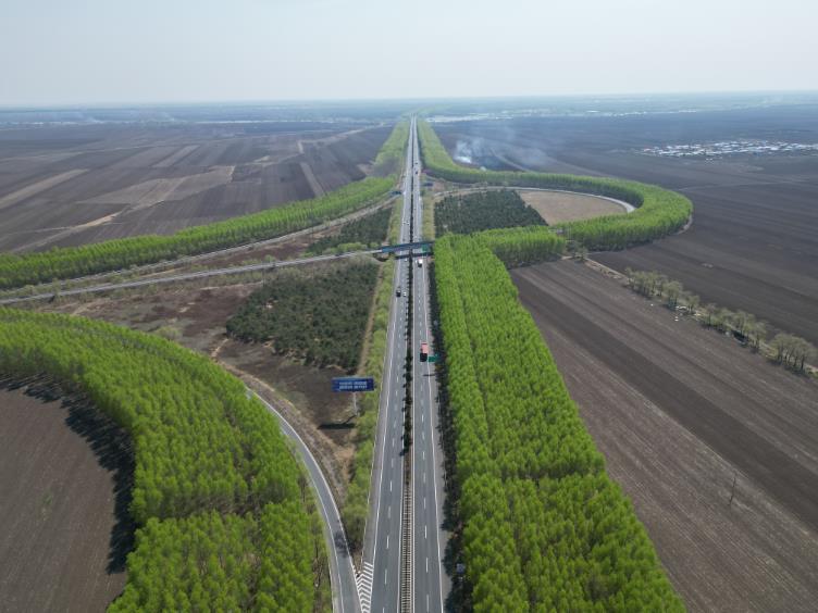 鹤哈高速绥化至哈尔滨段摊铺成型路面高速公路质量提升工程是省交投