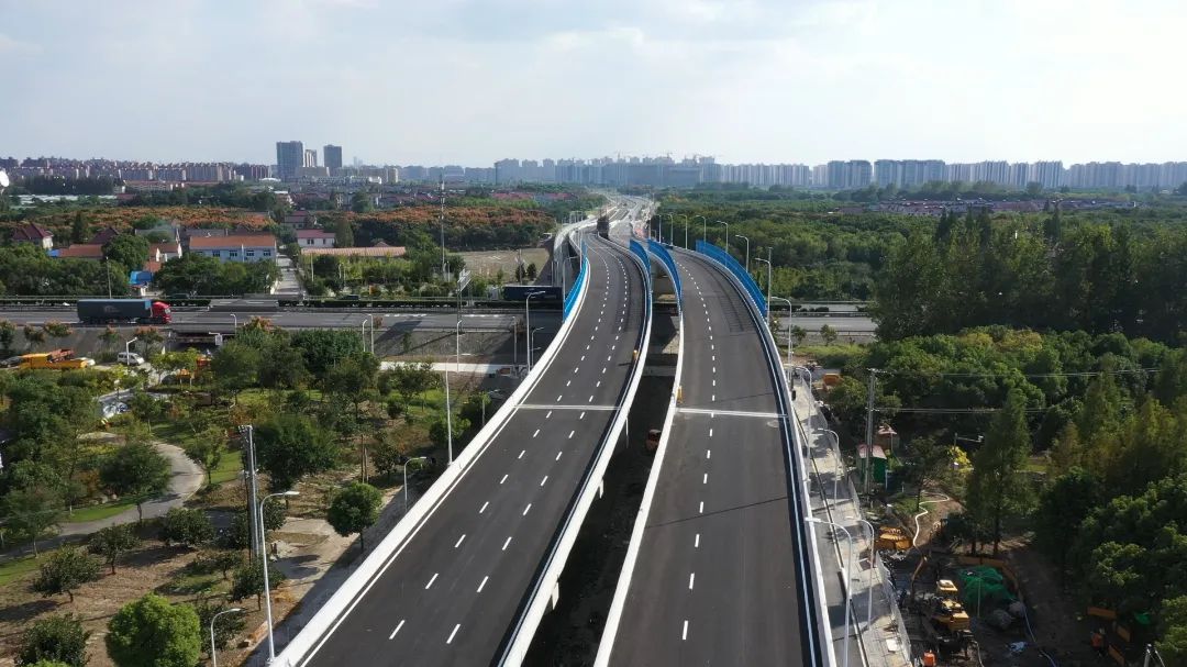 宝山陆翔路道路新建工程基本建成年内通车目标可以实现