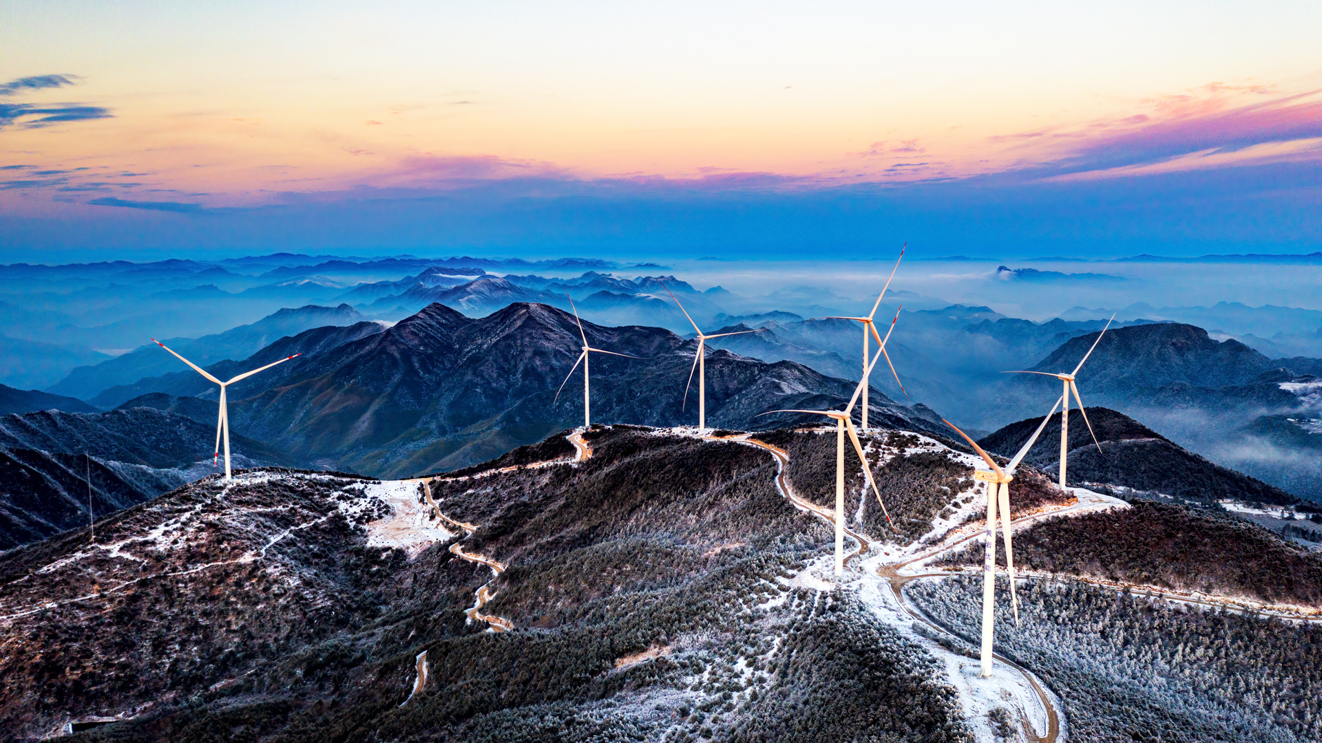 浙江黄岩绝美雾凇贺新年