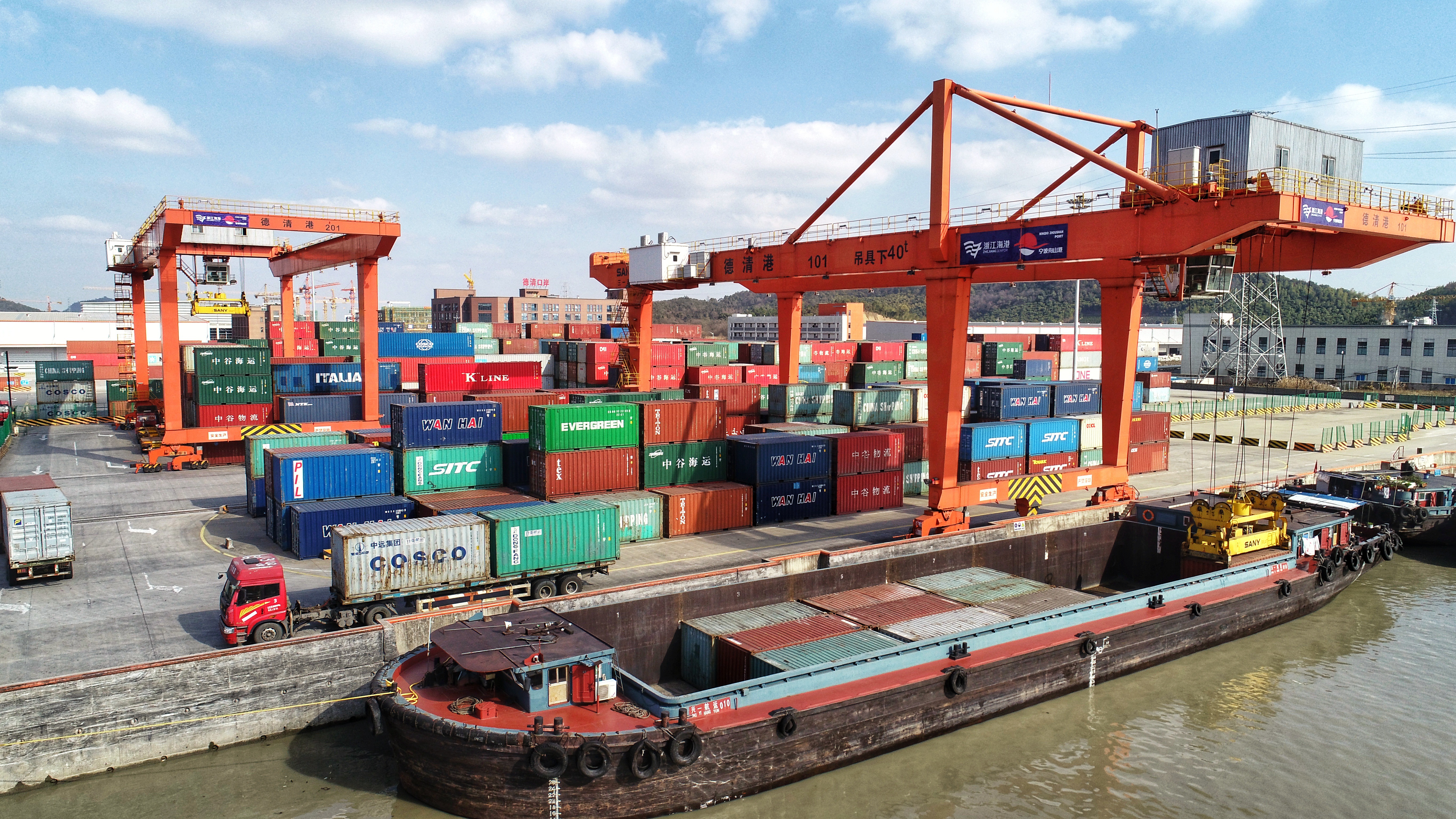 浙江德清集装箱年吞吐量突破16万标箱