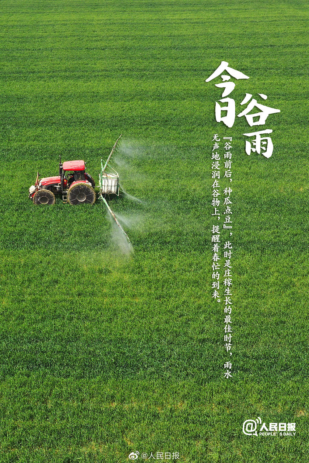 【人民日报微博】今日谷雨，你准备好迎接夏天了吗？