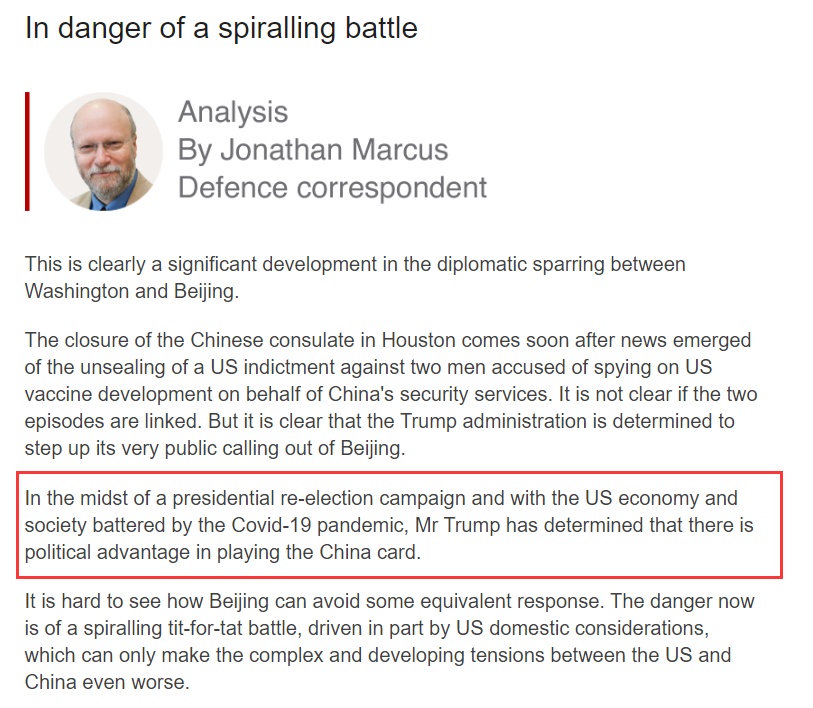 环球时报|美国强行关闭中国驻休斯敦领馆，美国网友一眼看穿本质