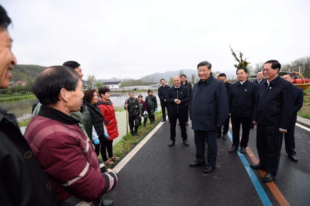 2020年3月30日，习近平总书记来到浙江省安吉县余村考察。