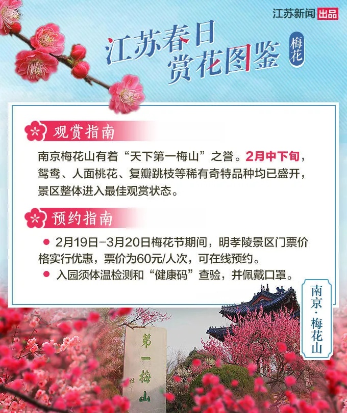 21江苏春日赏花图鉴出炉 21江苏春日赏花图鉴出炉