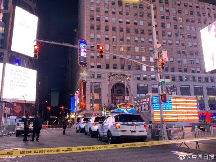 美国纽约时代广场枪击案致3人受伤，含1名儿童
