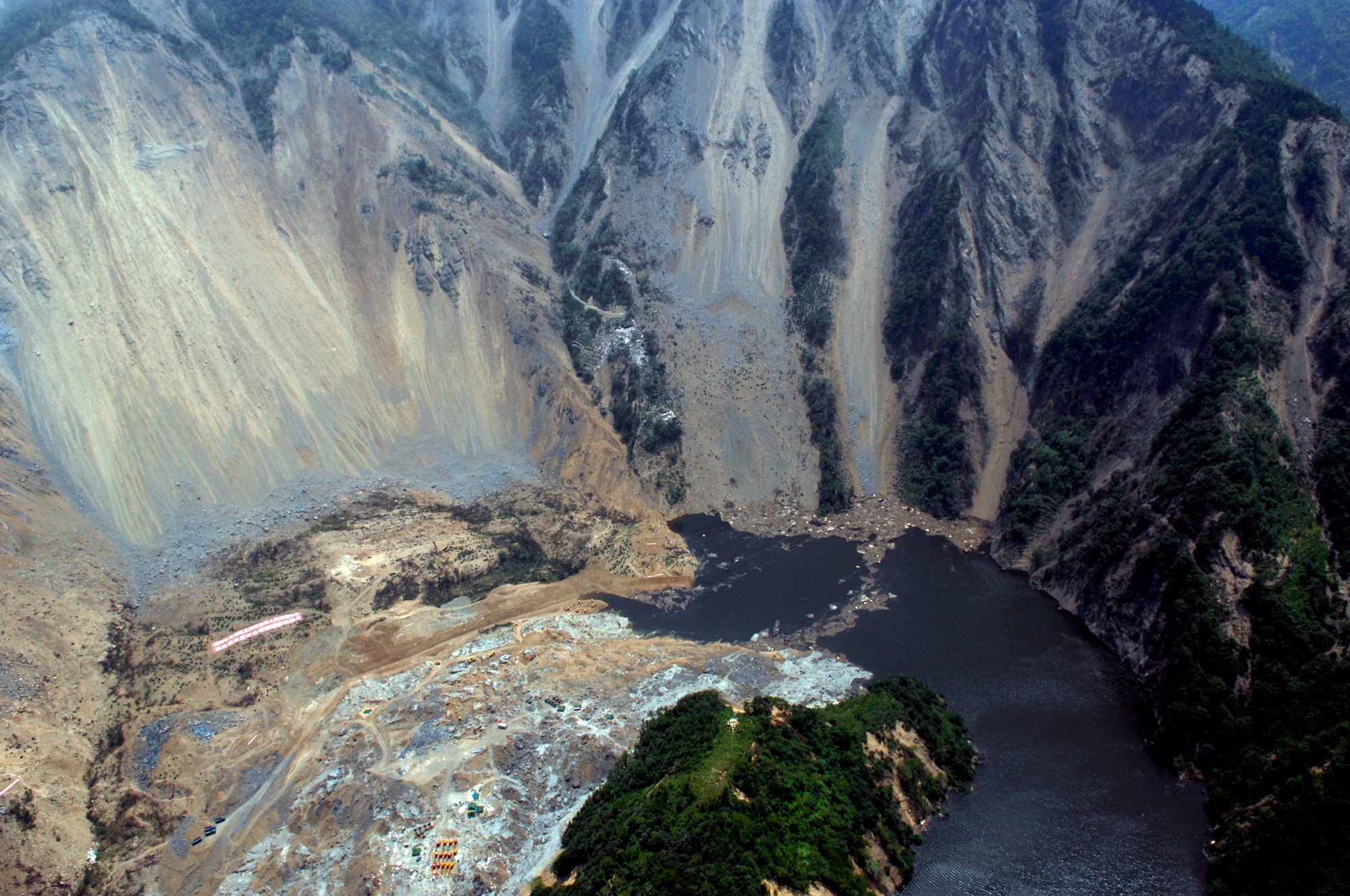 历史的记忆2008年汶川地震航拍影像