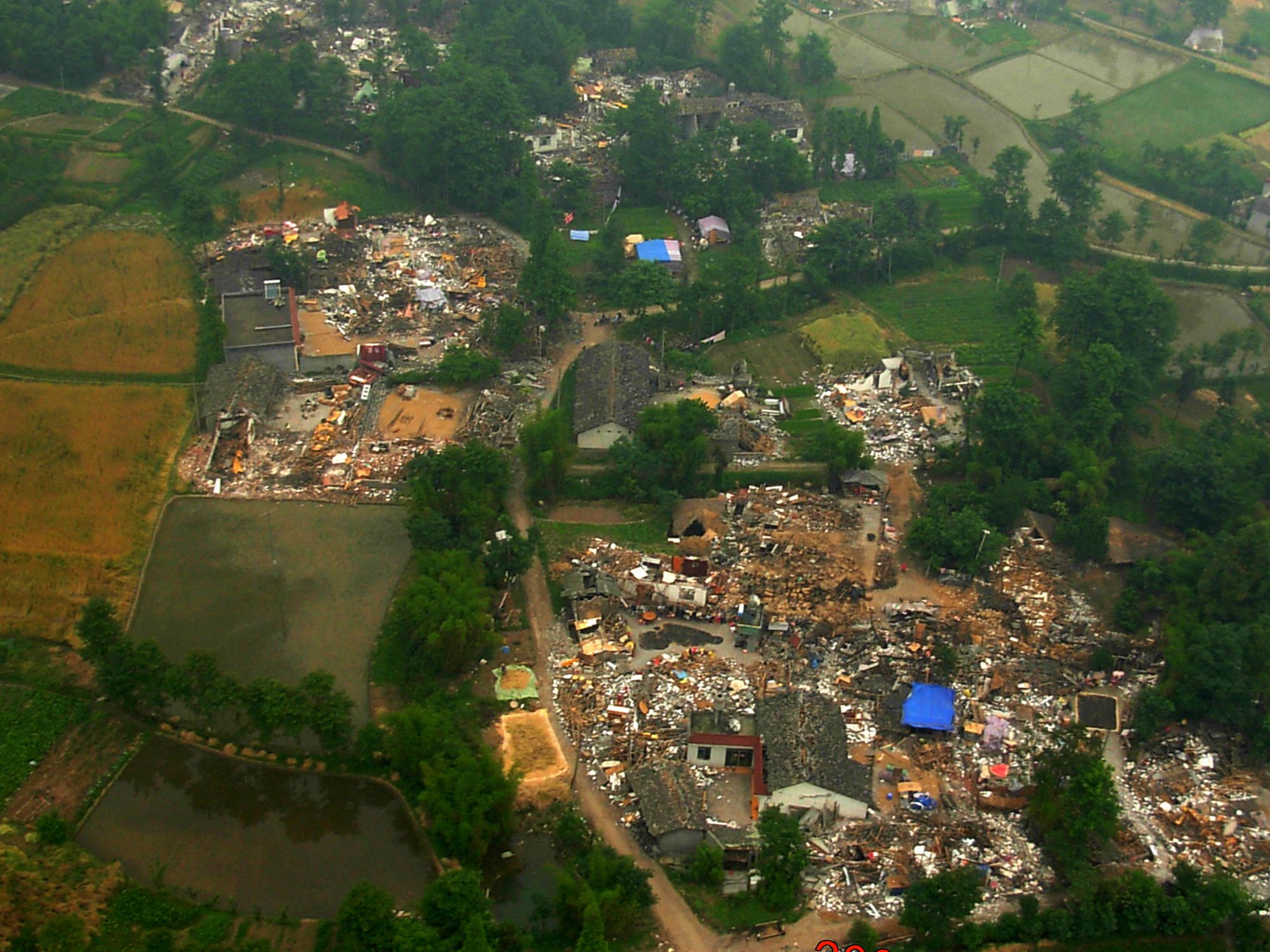 历史的记忆2008年汶川地震航拍影像