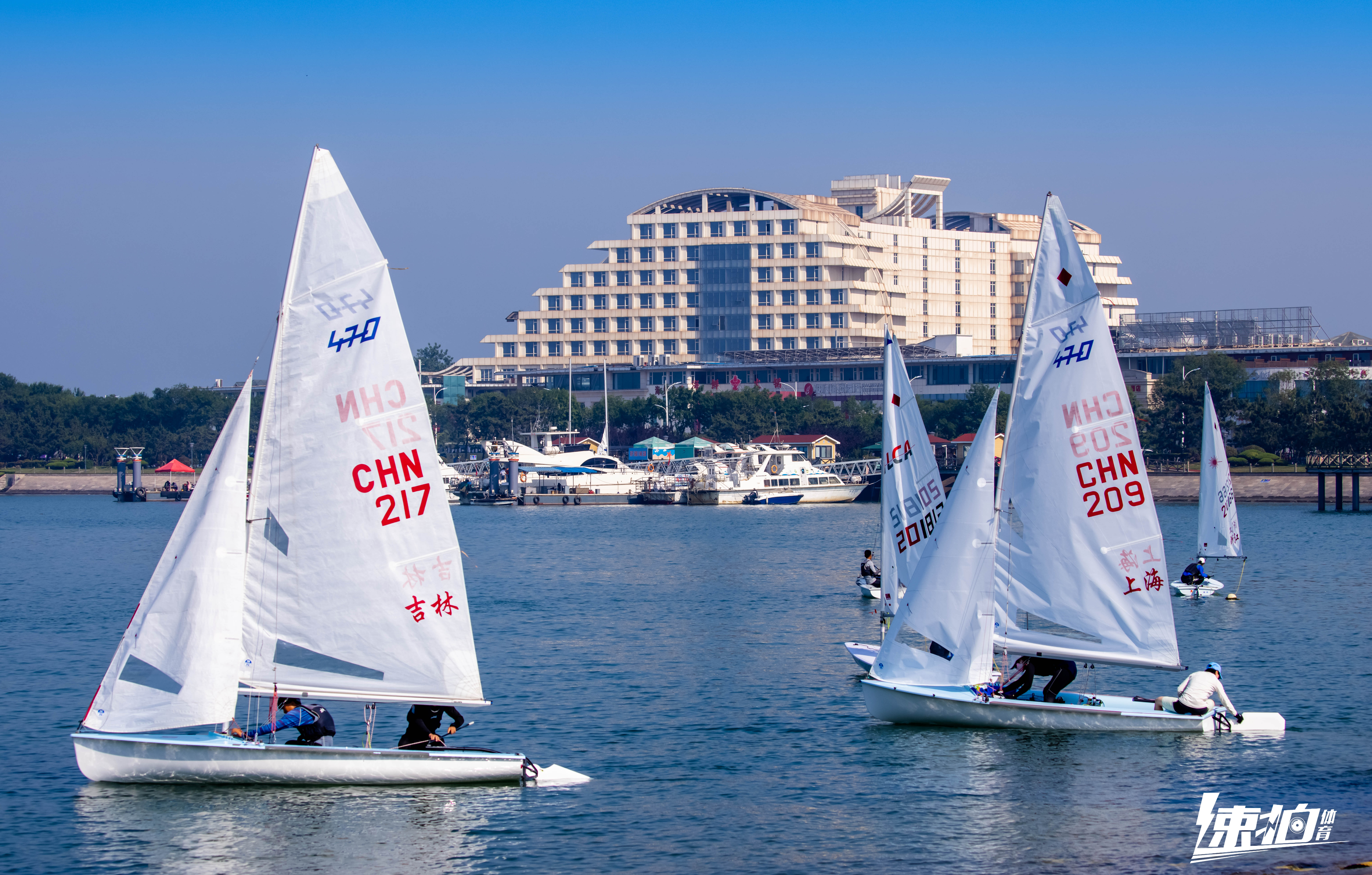 组图全国帆船锦标赛山东日照扬帆