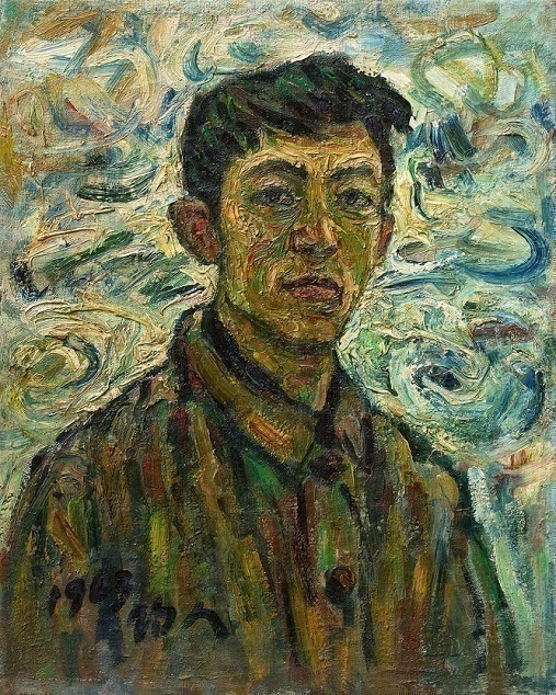1963 自画像  50×40cm 布面油画.jpg