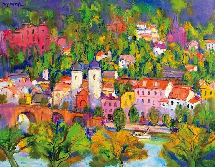 2014  金辉秋韵  116×146cm  布面油画.JPG