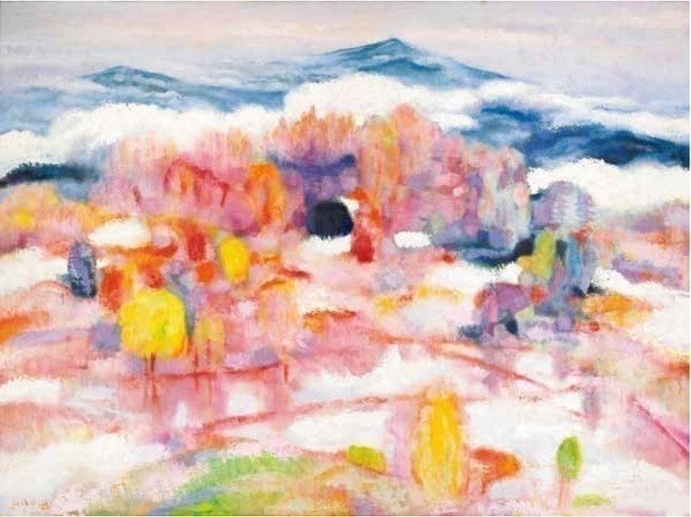 2002  山林云水图  120×160cm  布面油画.JPG